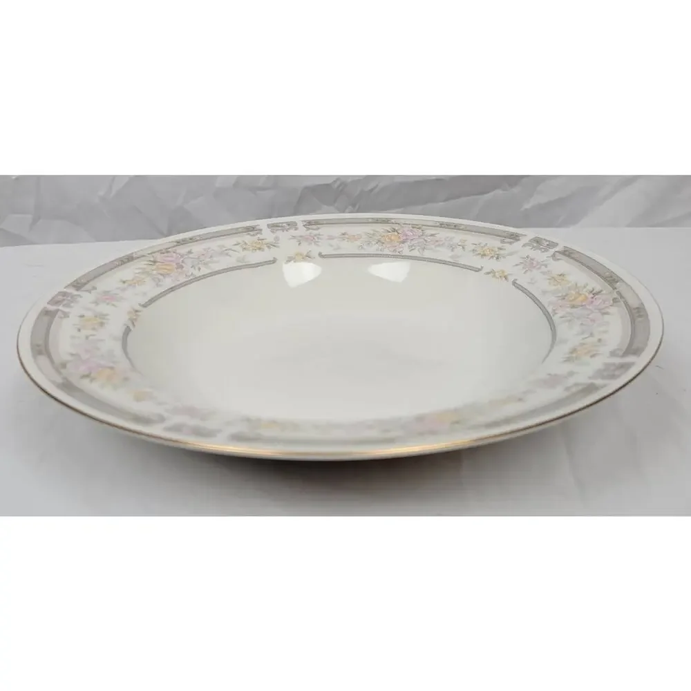 Farberware Fine China Southampton 1992 223K China Bowl Pink Rose Floral Paint